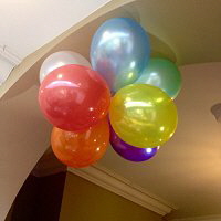 Ballonhangers ballonnen ophangen